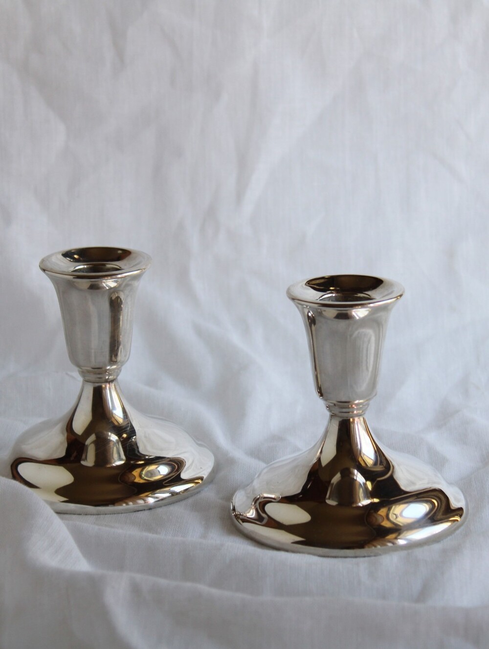 Vintage Silver-plated Candlestick Holders - International Silver Co.